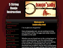 Tablet Screenshot of banjosally.com